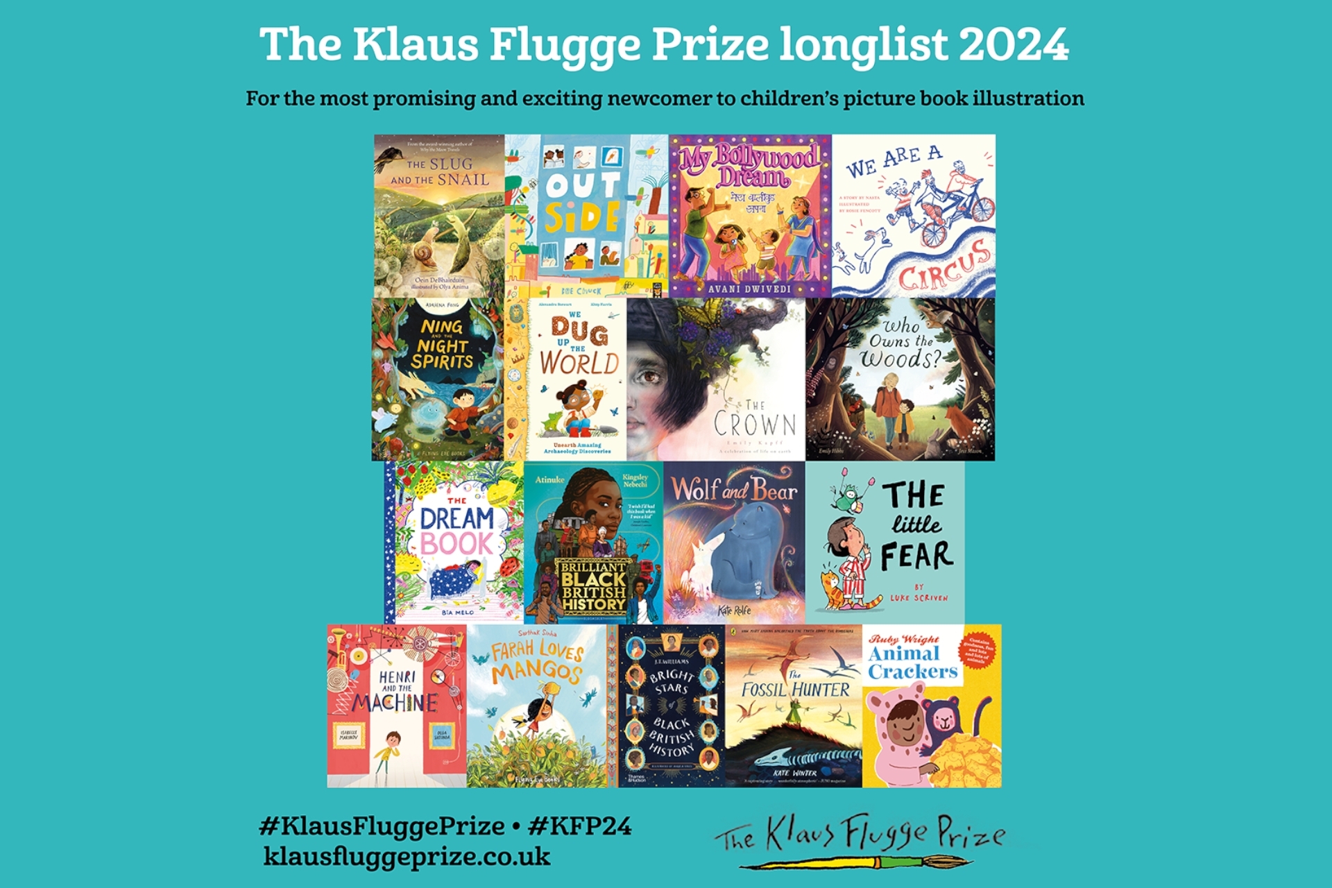 Longlist Announced for the 2024 Klaus Flugge Prize - celebrating the most exciting newcomers to picture book illustration