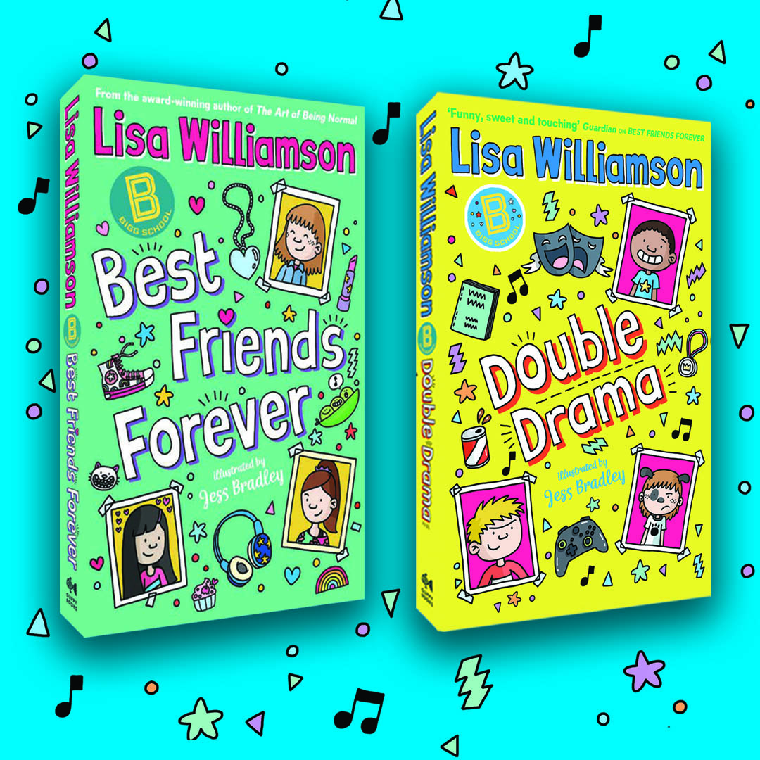 Win one of three sets of books one and two in the Bigg School series by Lisa Williamson