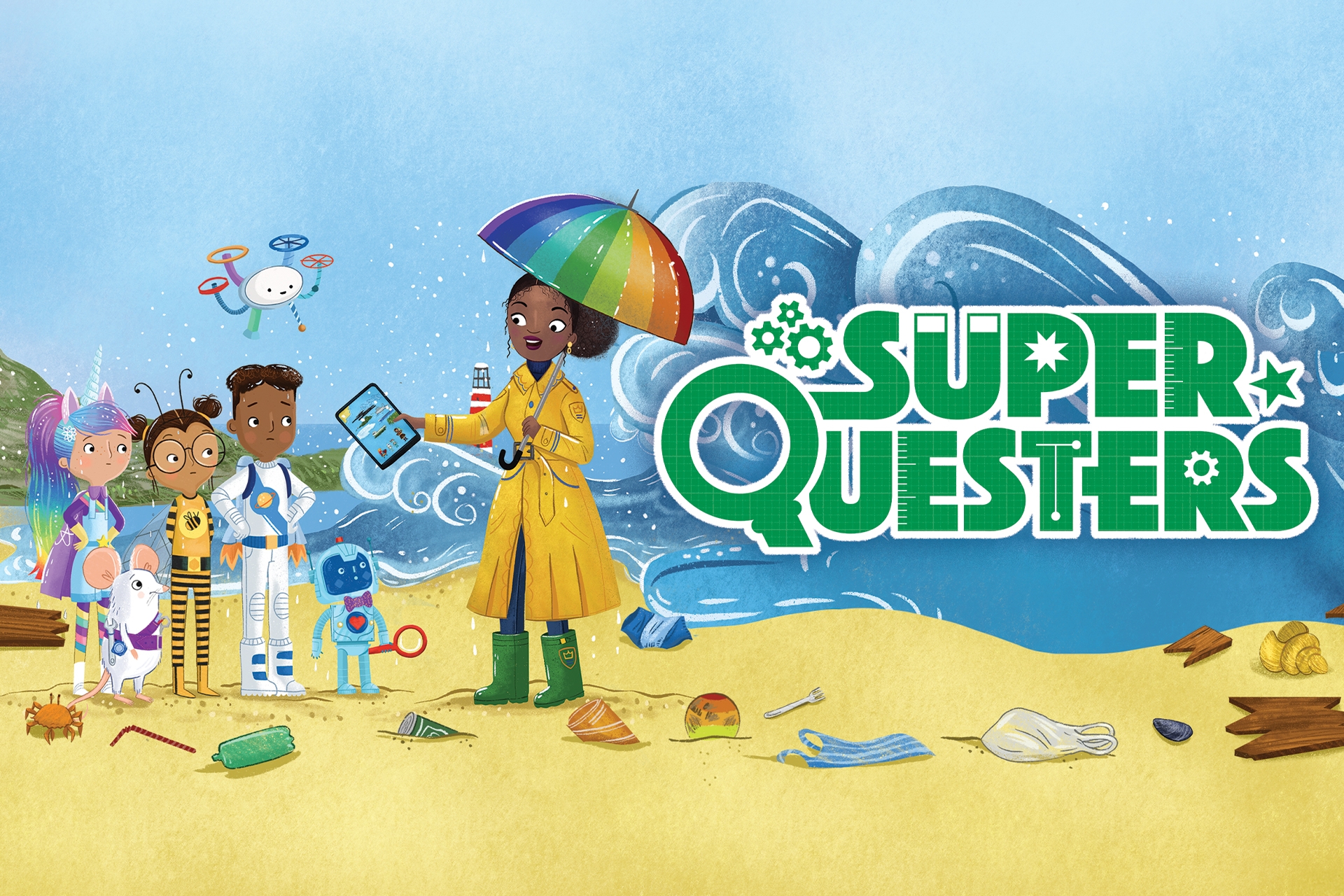 SuperQuesters - a fun, imaginative new series of activity story books to develop STEM skills in young children