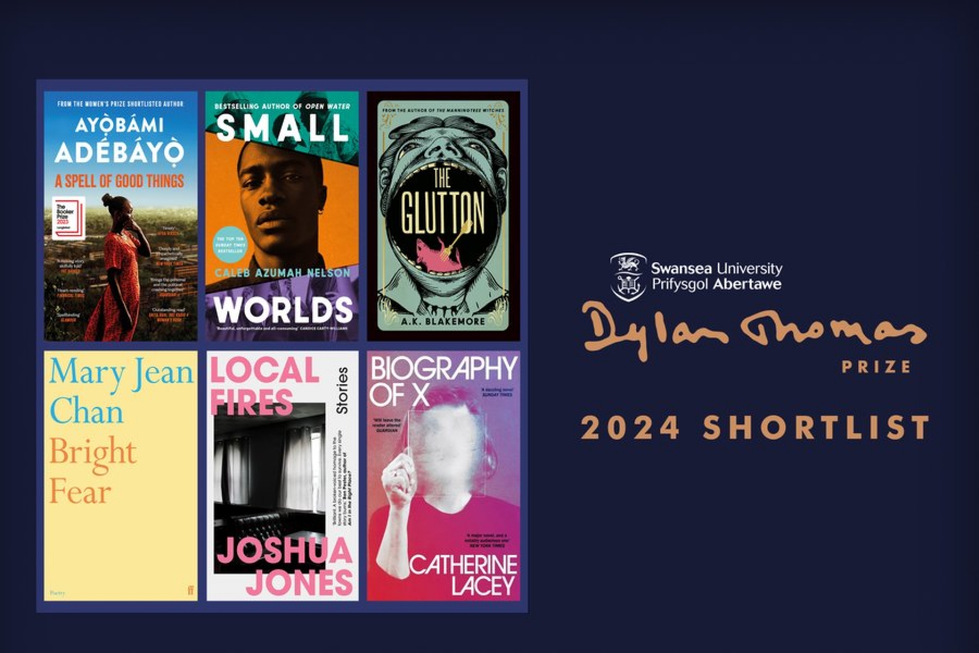 Caleb Azumah Nelson, A K Blakemore and Ayòbámi Adébáyò shortlisted for £20k Dylan Thomas Prize