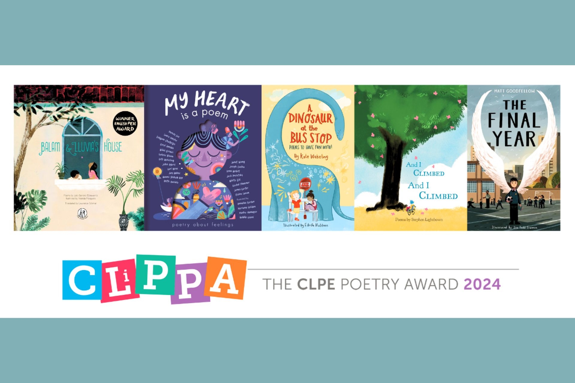 An invitation to make friends with poetry - 2024 CLiPPA Shortlist