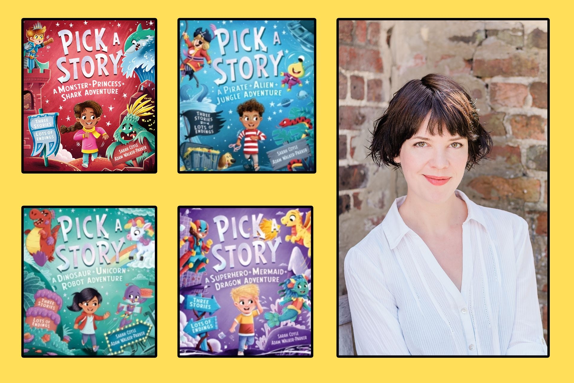 Pick a Story -  The series that brings the choose-your-own-adventure to the modern picture book
