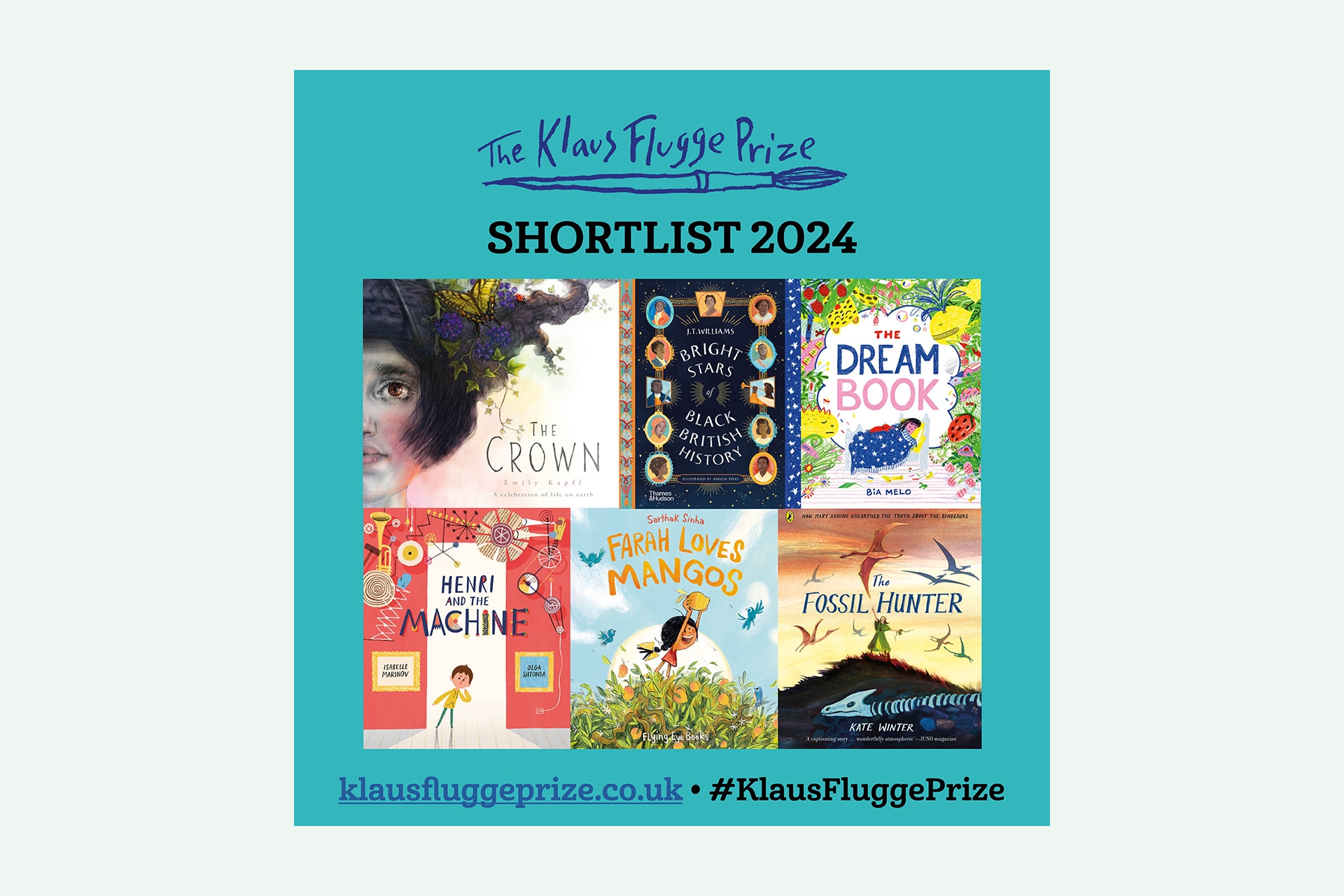 Shortlist announced for the 2024 Klaus Flugge Prize for the most exciting newcomer to children’s picture book illustration.