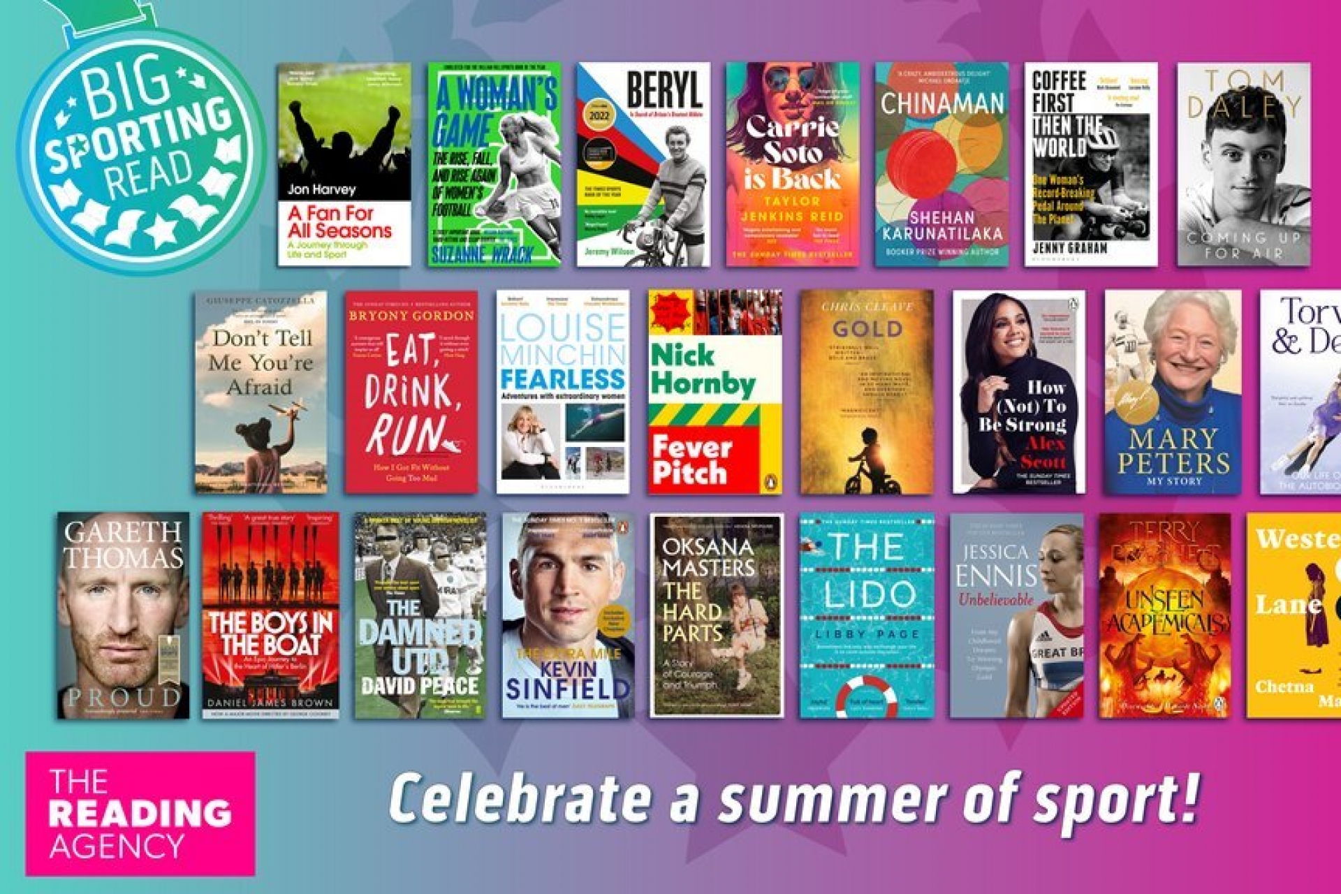 The Big Sporting Read by The Reading Agency - Books to celebrate a landmark summer of sport