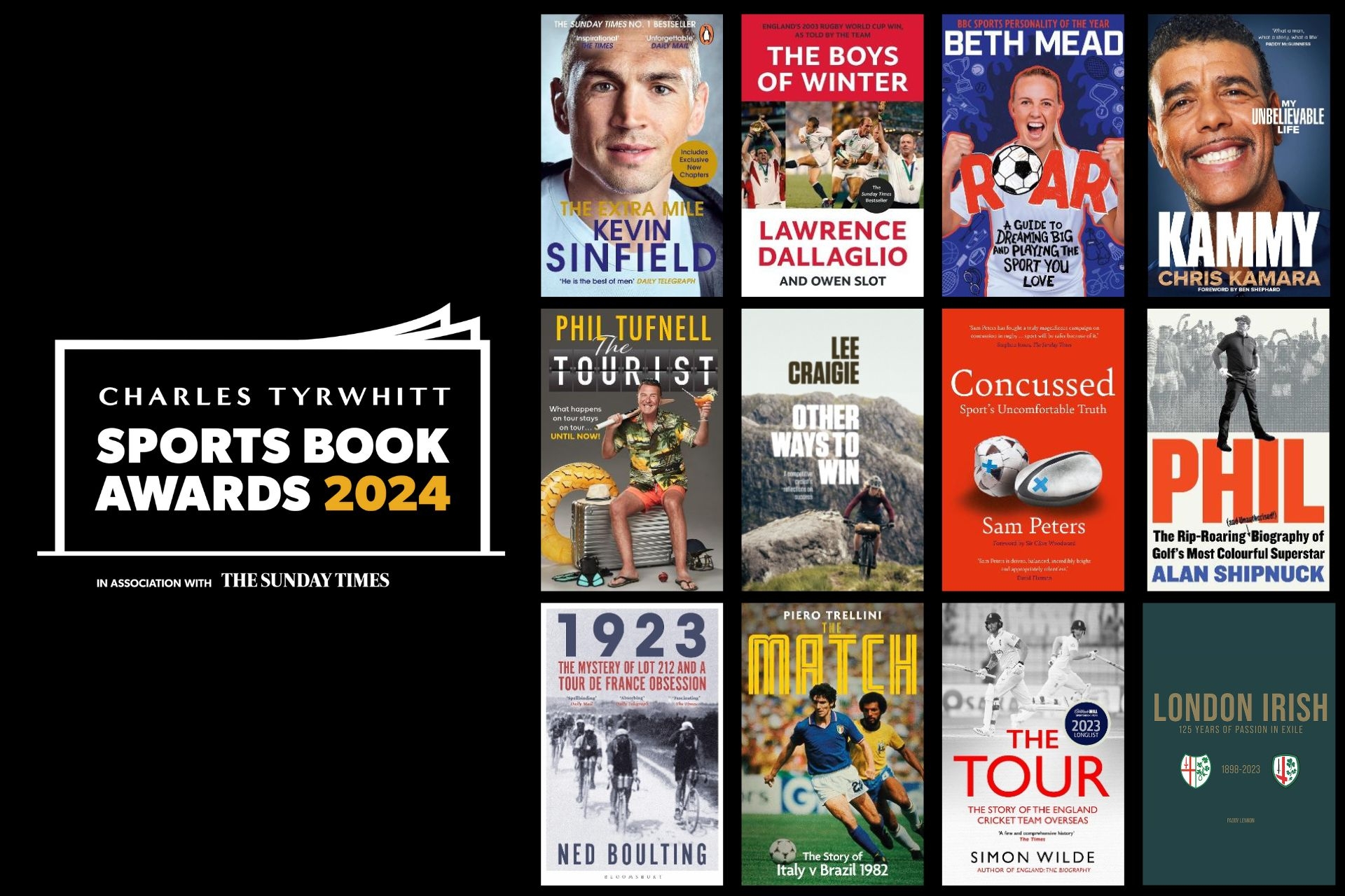 Winners of The Charles Tyrwhitt Sports Book Awards 2024 Announced at The Oval