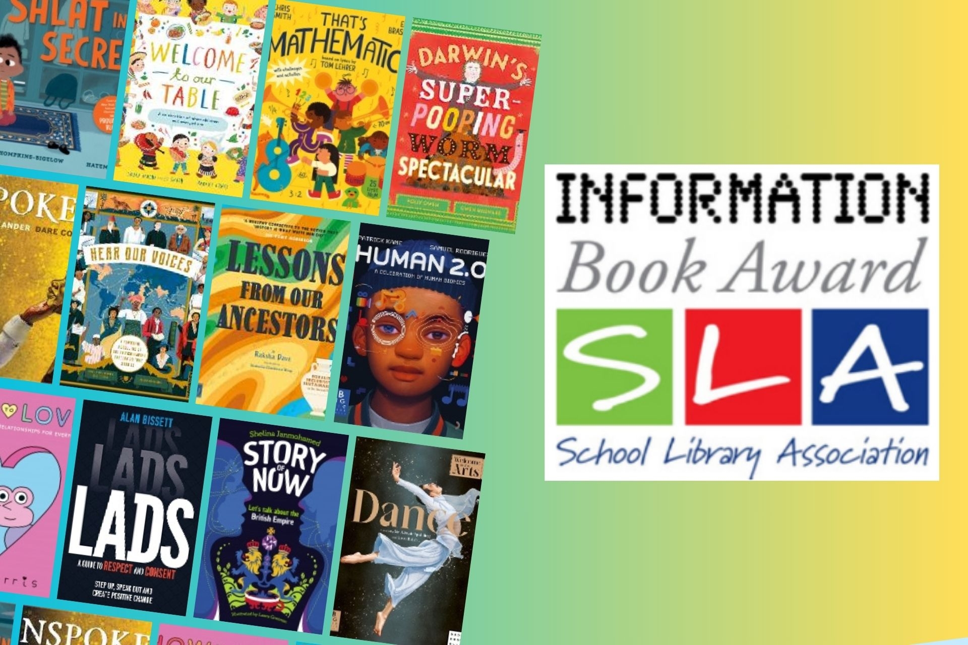 Worms, Superhumans, Dancing and More Non-Fiction - Shortlist for the SLA's Information Book Award 2024