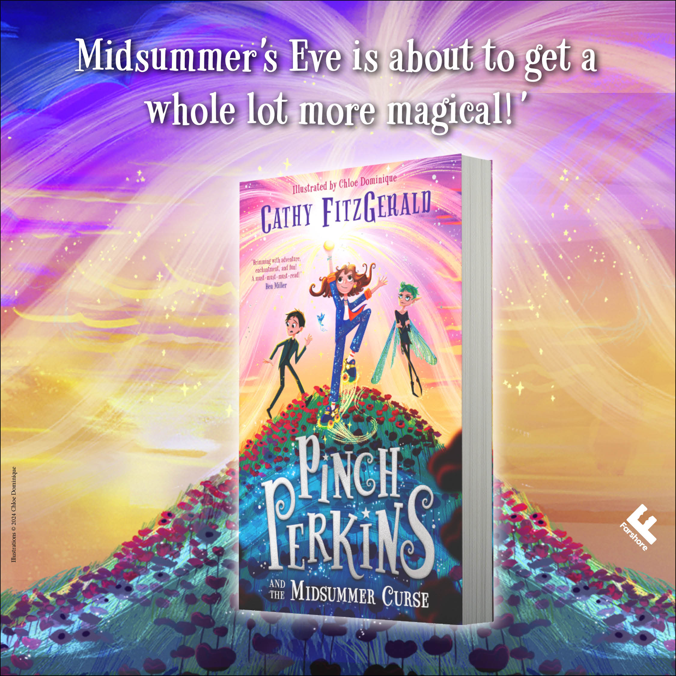 Win a signed copy of Pinch Perkins and the Midsummer Curse by Cathy FitzGerald