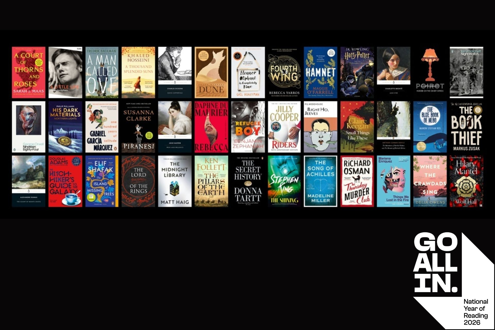 Hay Festival launches crowd-sourced 'Pleasure List' of 39 books for National Year of Reading