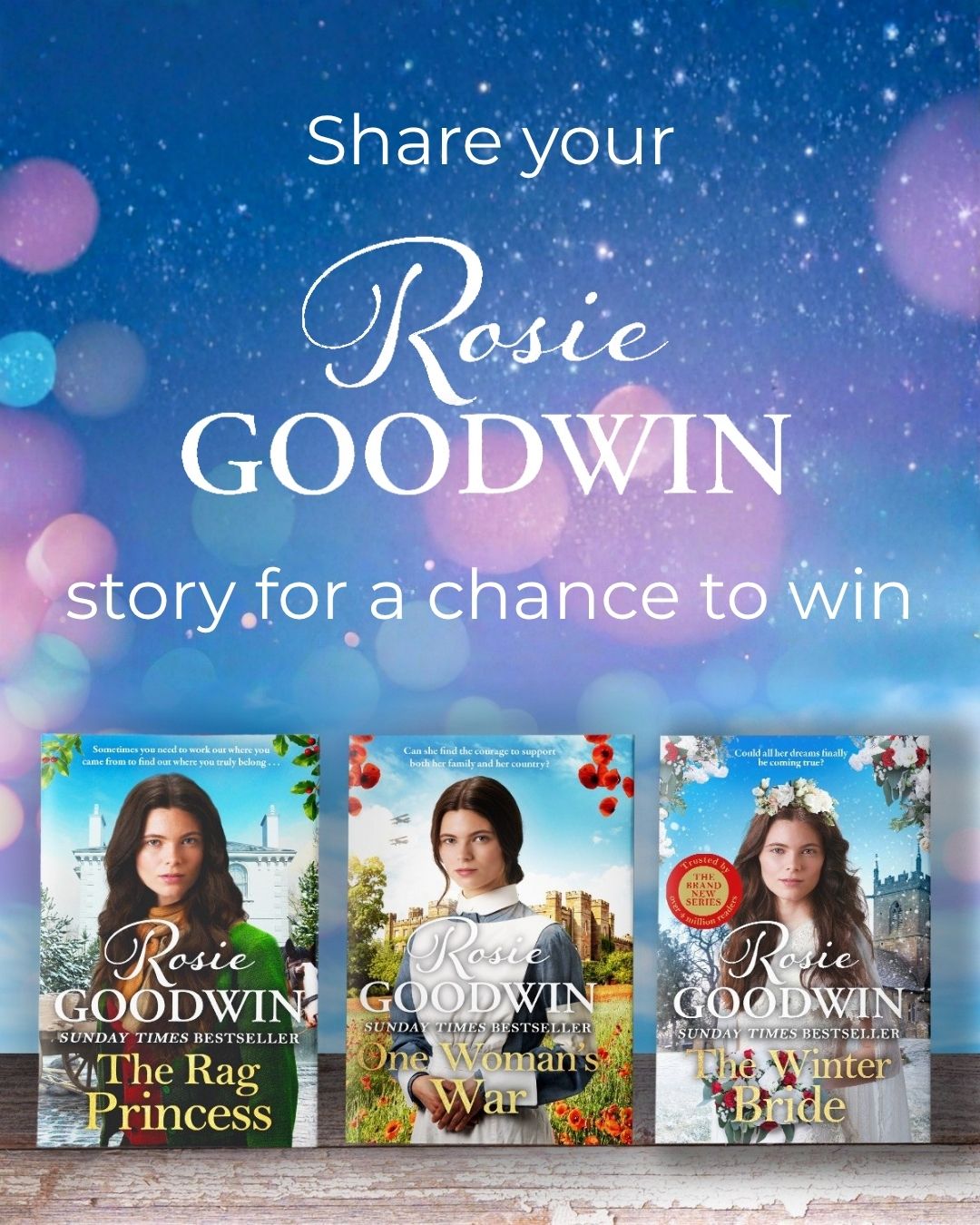 Tell Us What Rosie Goodwin’s Books Mean to You and Win a Signed Book Bundle