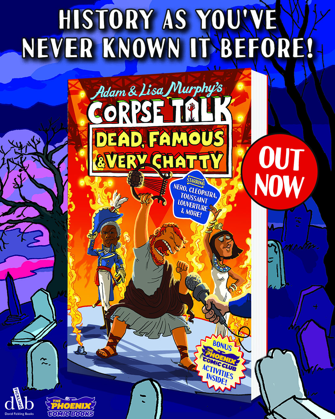 Win a signed copy of Corpse Talk: Dead, Famous and Very Chatty by Adam and Lisa Murphy 