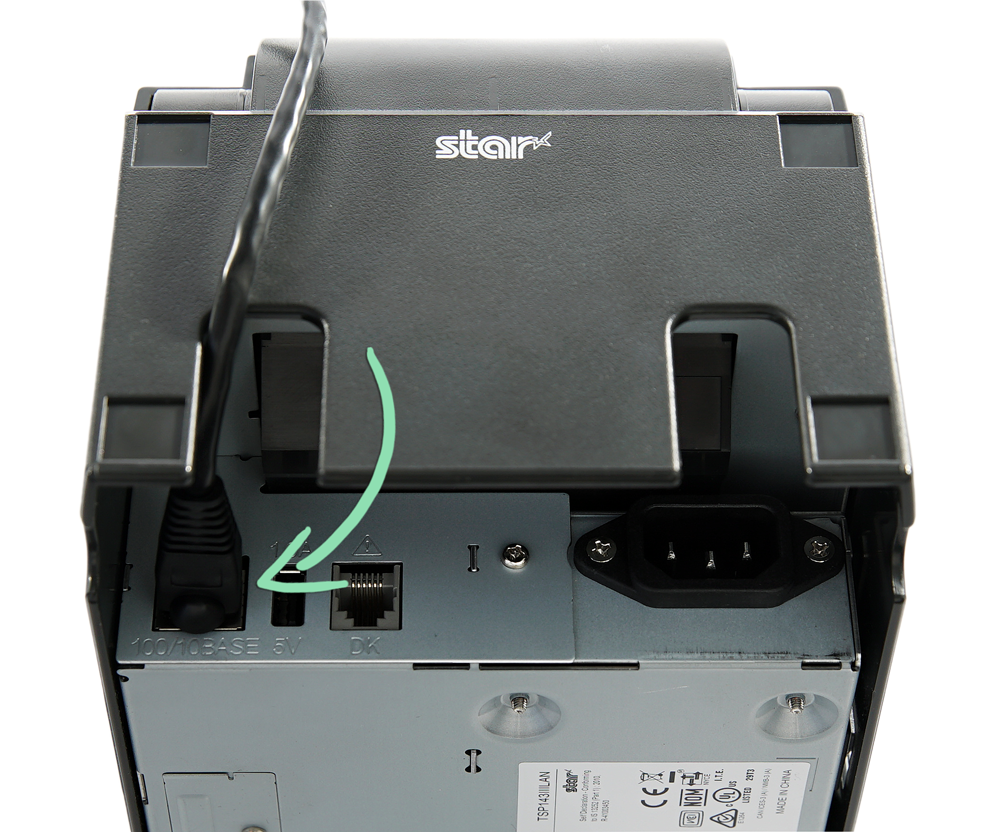 Staple barbering Sprællemand Ethernet Receipt Printer Setup | Lightspeed S-Series Support