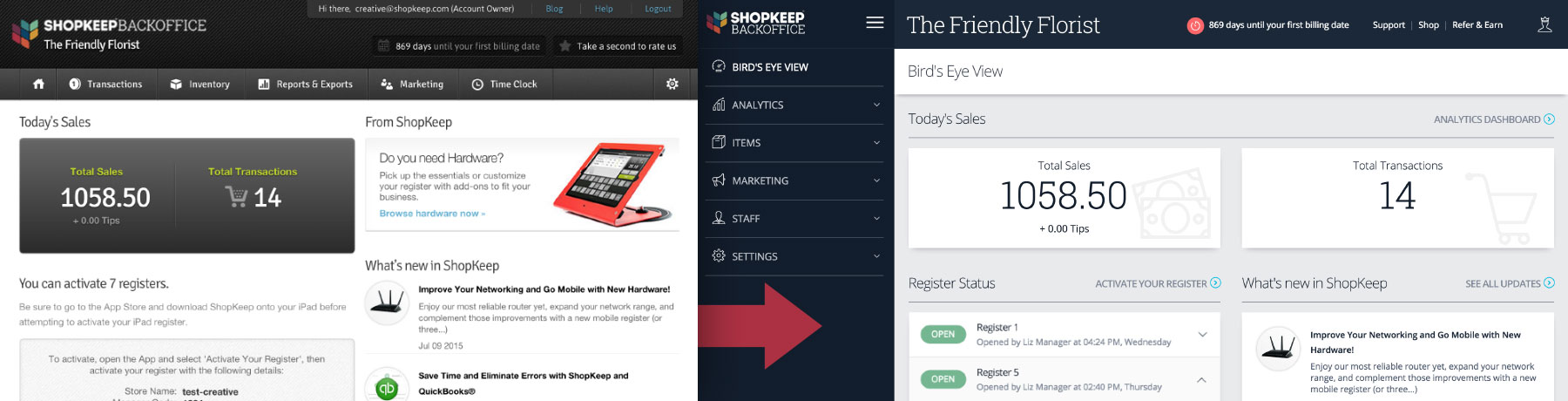 ShopKeep BackOffice Updates July 2015