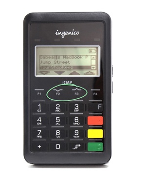 icmp bluetooth credit card reader by ingenico