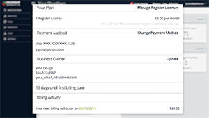 Manage Billing