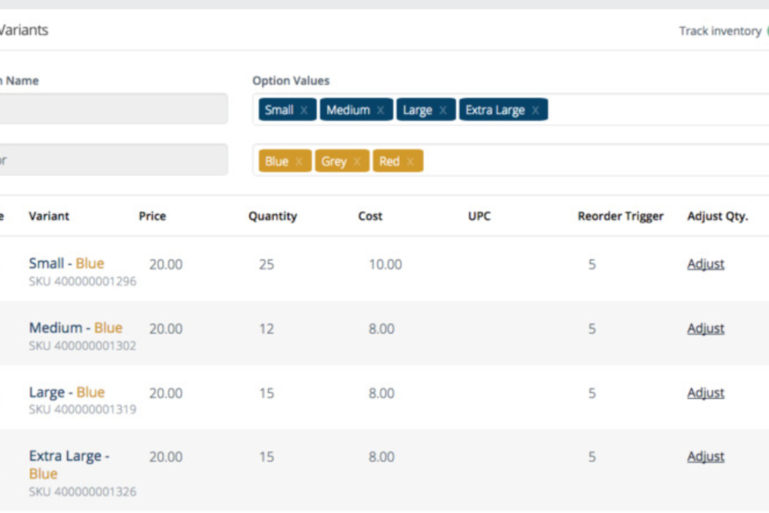 inventory tracking