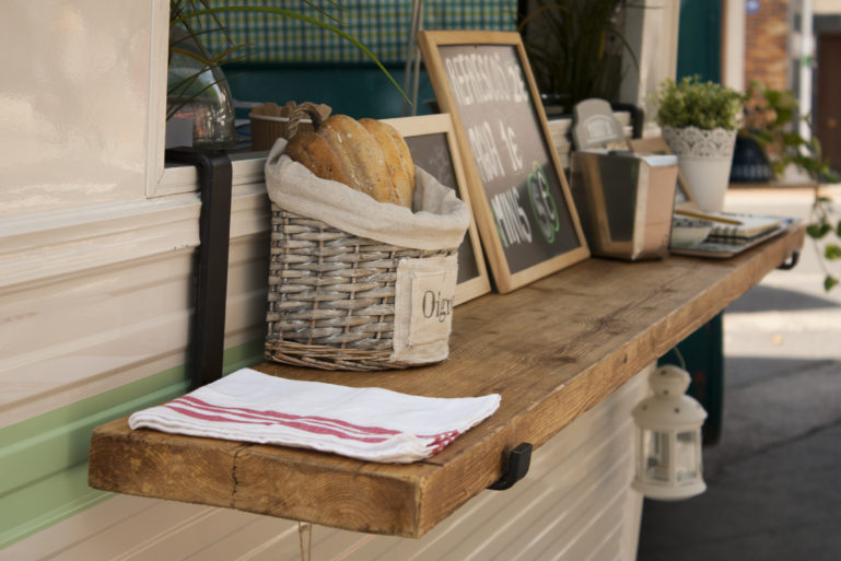 exterior of a quaint local food truck - food truck ideas