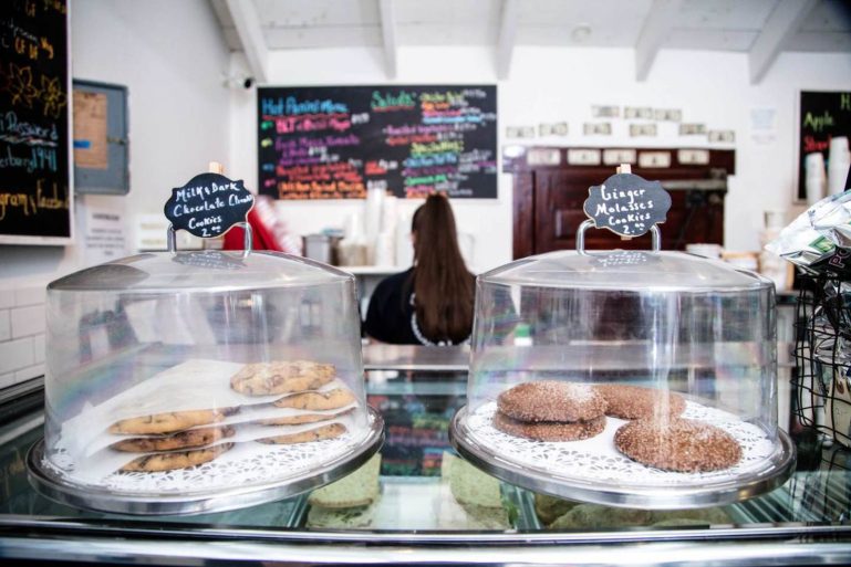 plates of cookies on a counter - advantages of debt financing