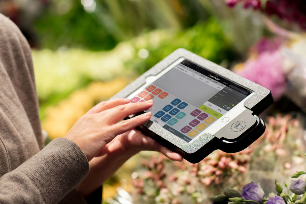ShopKeep iPad-based point of sale system.