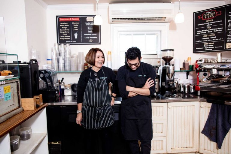 coffee shop business, ShopKeep merchant.