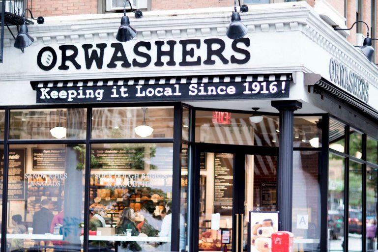 Branding example, local small business Orwashers