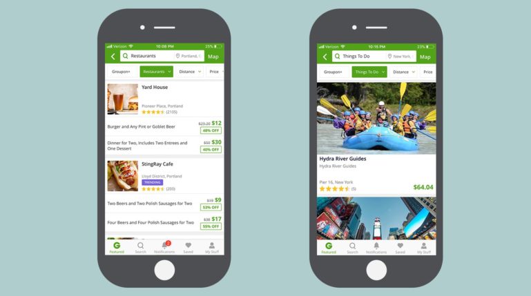 Groupon screenshot retailer app best retail apps