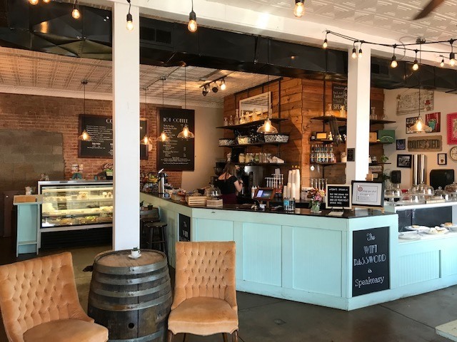 Speakeasy Coffeehouse Interior