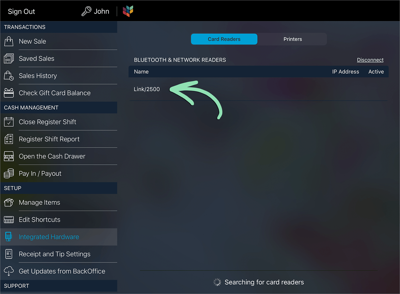 bluetooth card readers with ipad connection problem