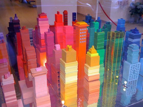 retail storefront display rainbow window ideas shopkeep