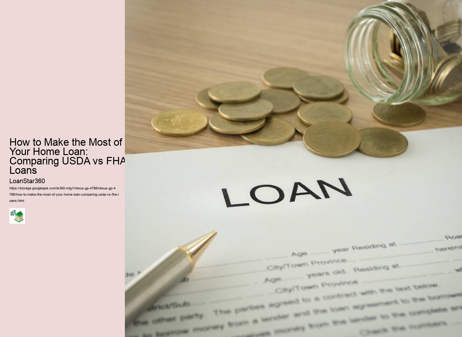 How to Make the Most of Your Home Loan: Comparing USDA vs FHA Loans 