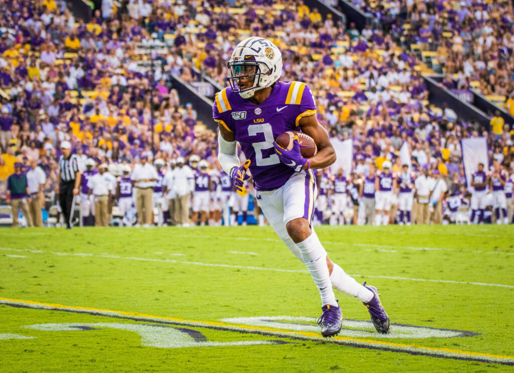 Men's Nike Ja'Marr Chase White LSU Tigers 2021 Draft Class Game Jersey