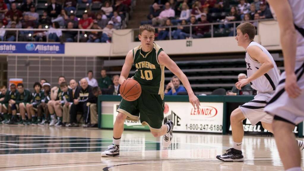 Joe Burrow, high school basketball star