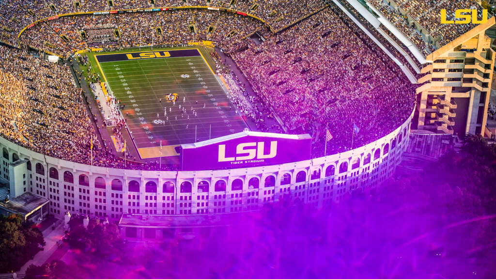 lsu tiger stadium wallpaper