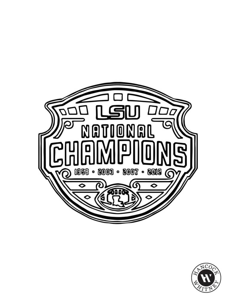 lsu tigers coloring pages