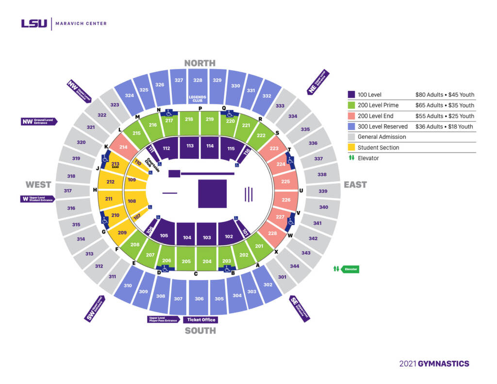 Lsu Athletics Student Seating Charts