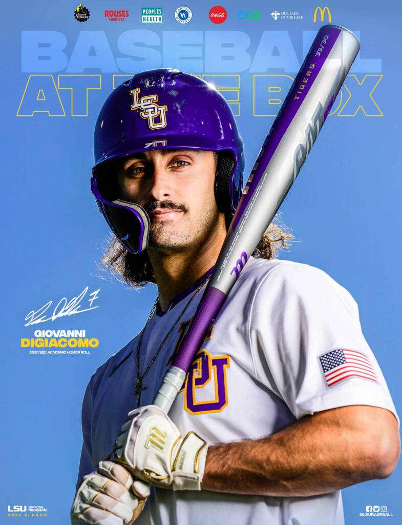 2021 LSU Baseball Game Program Cover 6