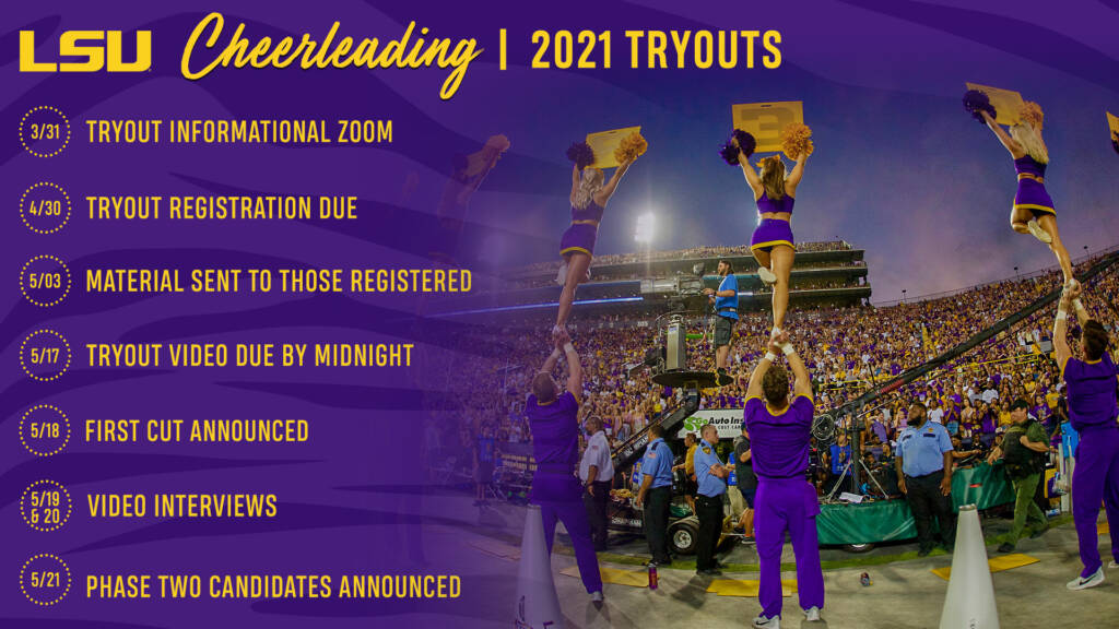 202021 LSU Cheerleading LSU