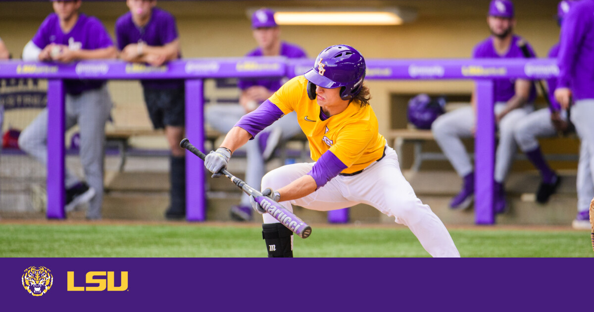 Baseball Purple and Gold World Series Game 1 – LSU