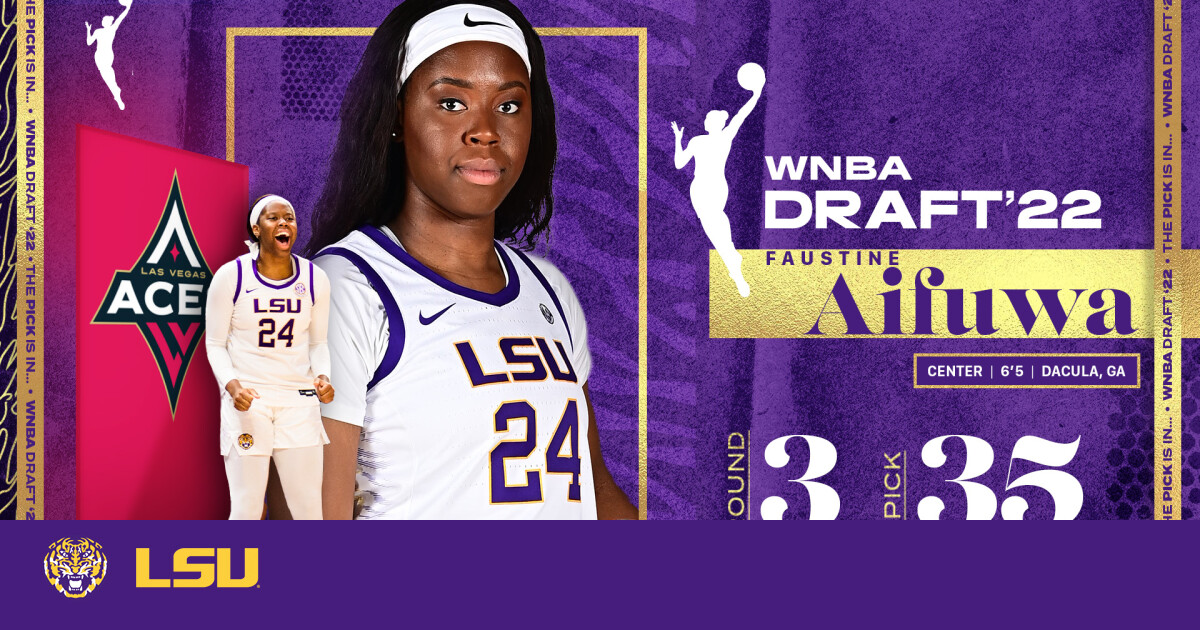 Aifuwa Drafted No. 35 Overall By Las Vegas Aces In WNBA Draft LSU