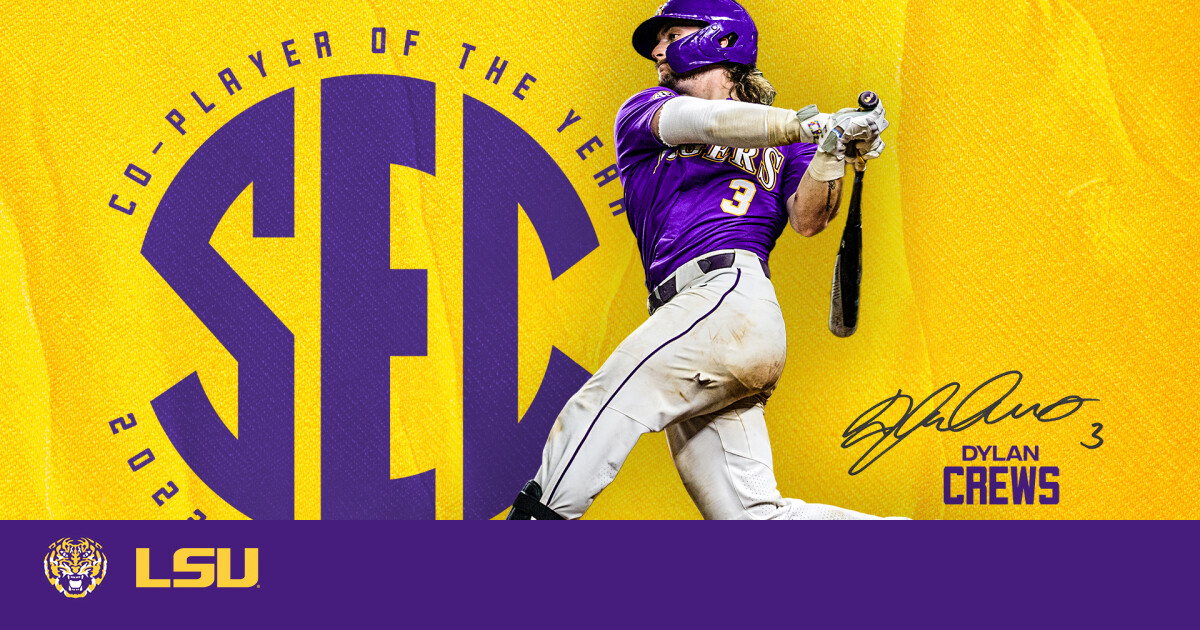 Dylan Crews Wins 2023 ABCA Gold Glove Award – LSU