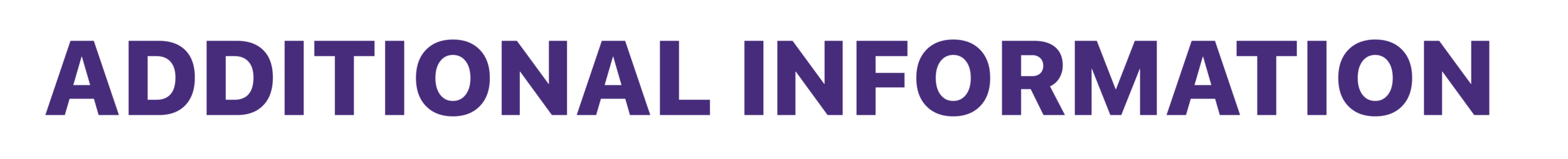 Additional Information