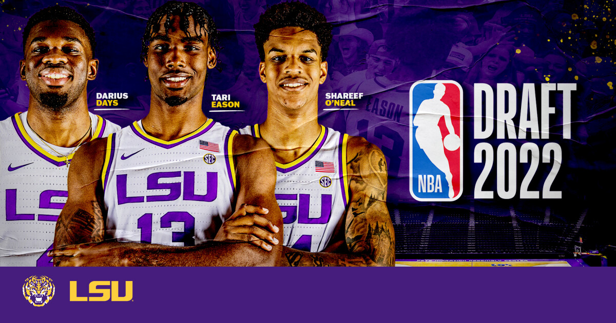 NBA mock draft 2022: Shareef O'Neal, Tari Eason, Darius Days of LSU