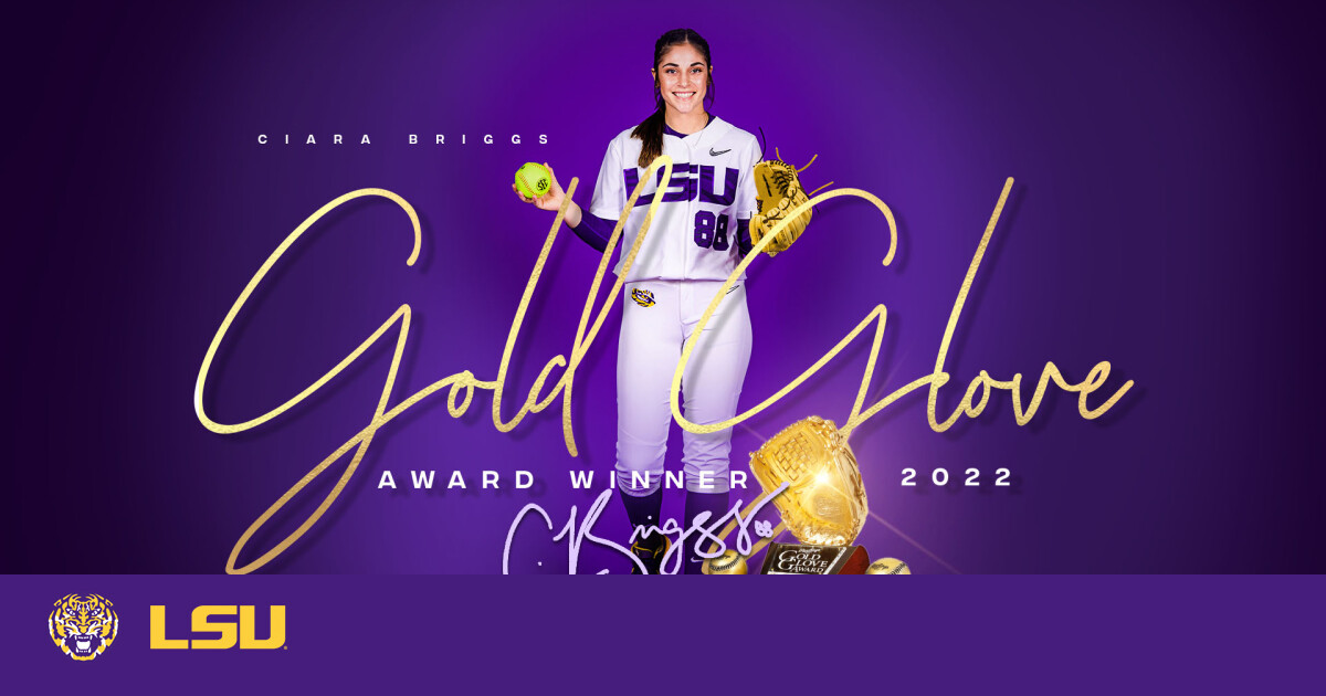 Briggs Earns Gold Glove Award – LSU