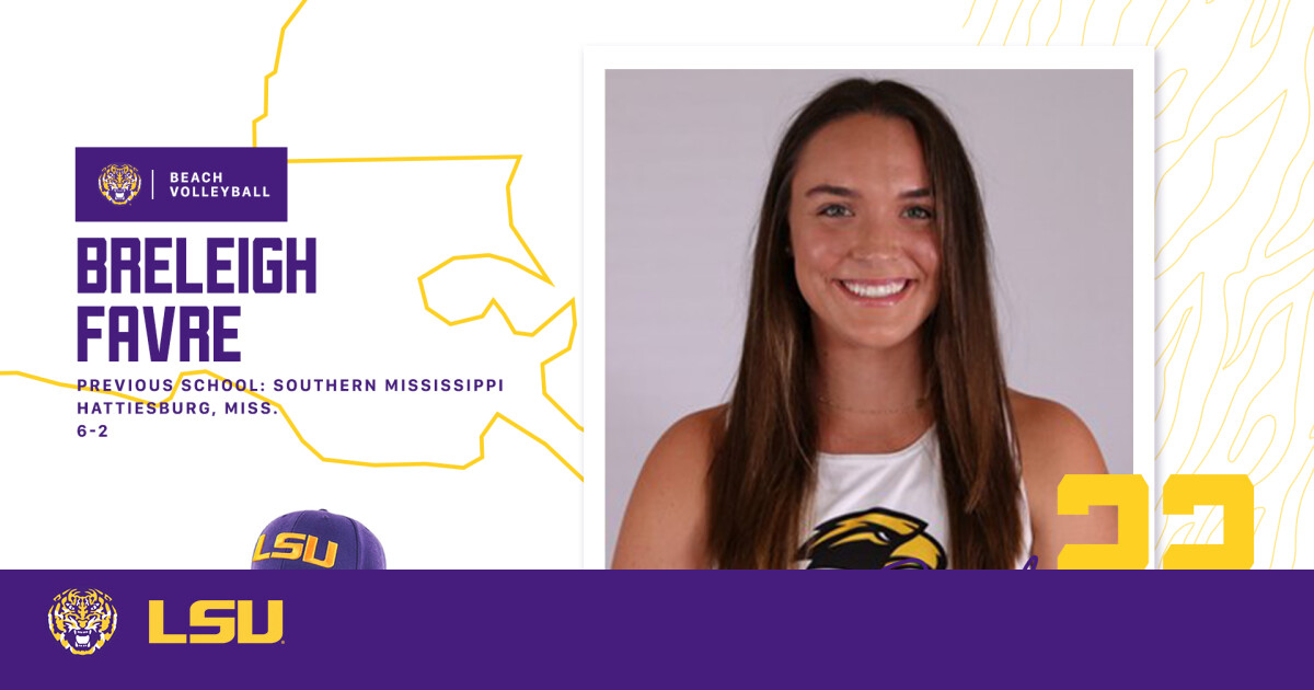 Breleigh Favre Signs With LSU Beach Volleyball – LSU