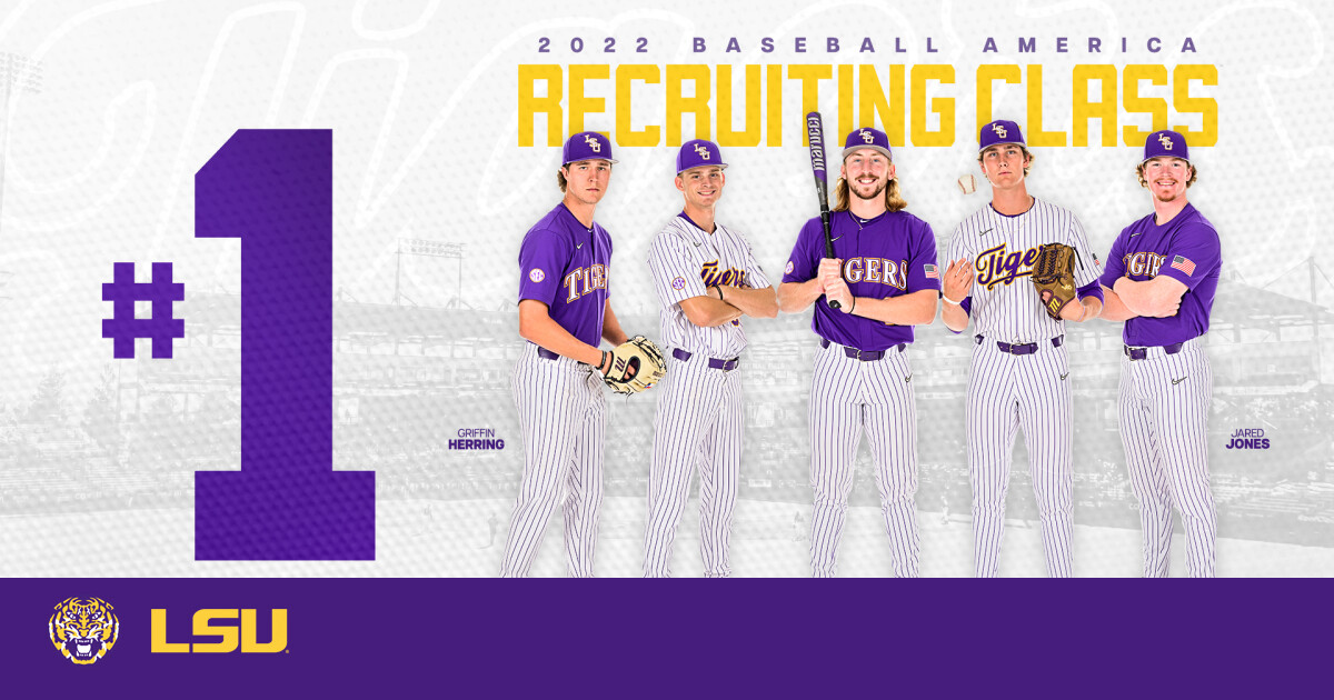 Baseball America tabs LSU's 2022 recruiting class best in nation – Crescent  City Sports