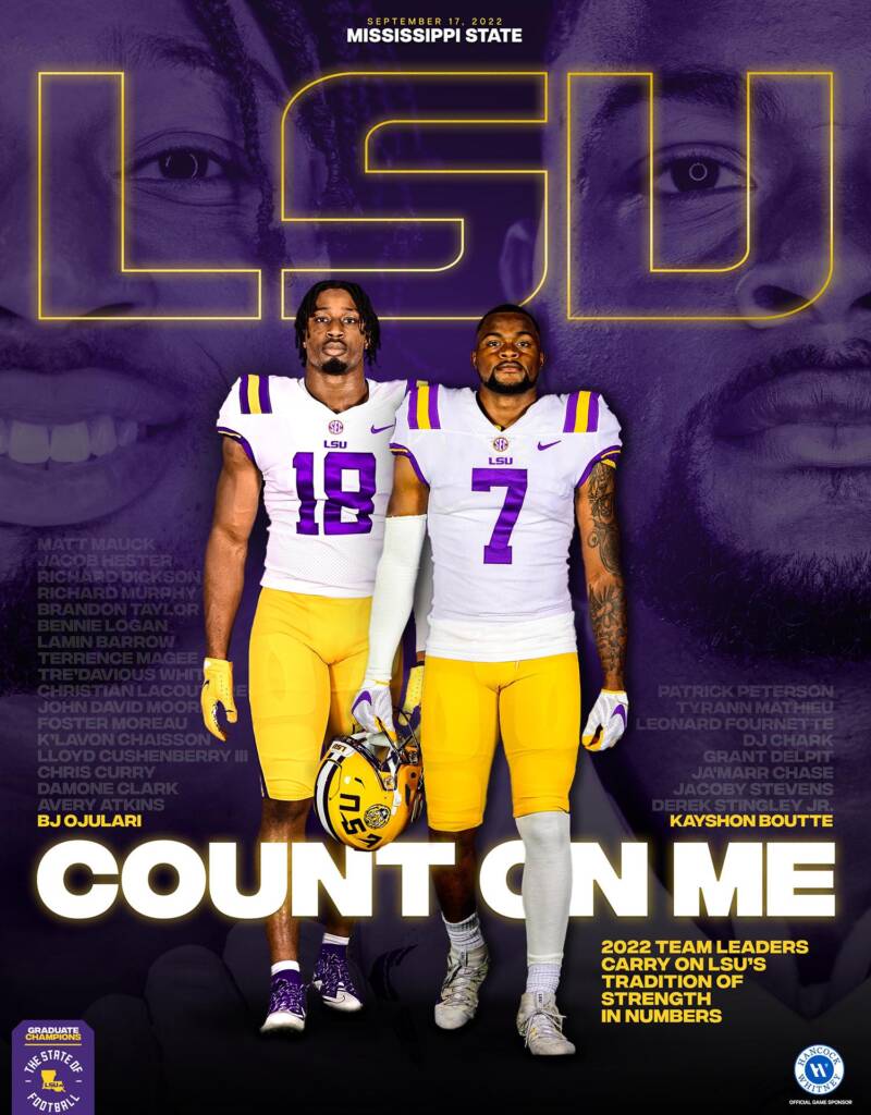 202223 LSU Athletics Game Programs LSU