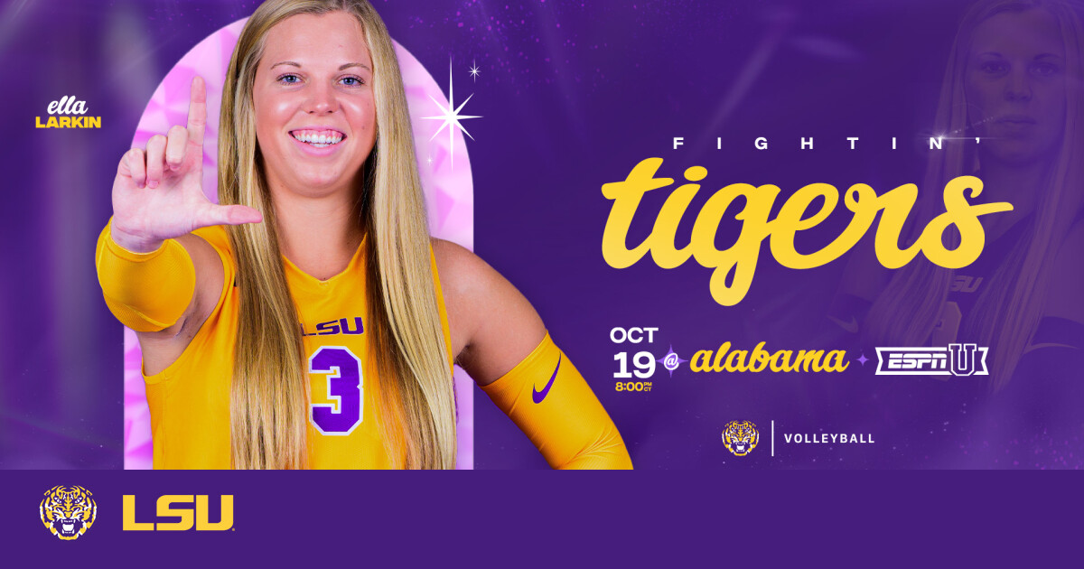 Volleyball Returns to the Floor, Travels to Alabama for Midweek Match – LSU