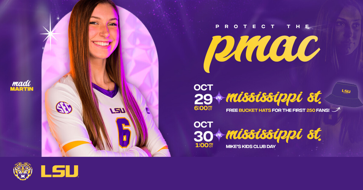 Volleyball Welcomes Mississippi State for Two-Match Series – LSU