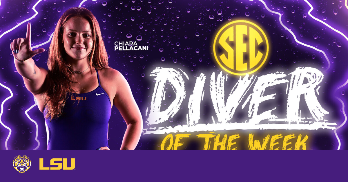 Pellacani Named SEC Diver of the Week – LSU