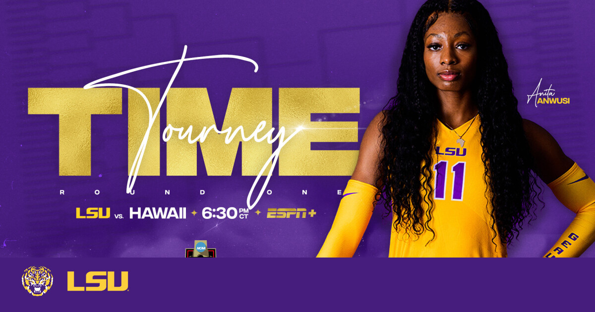 Volleyball Opens NCAA Tournament Against Hawai’i – LSU