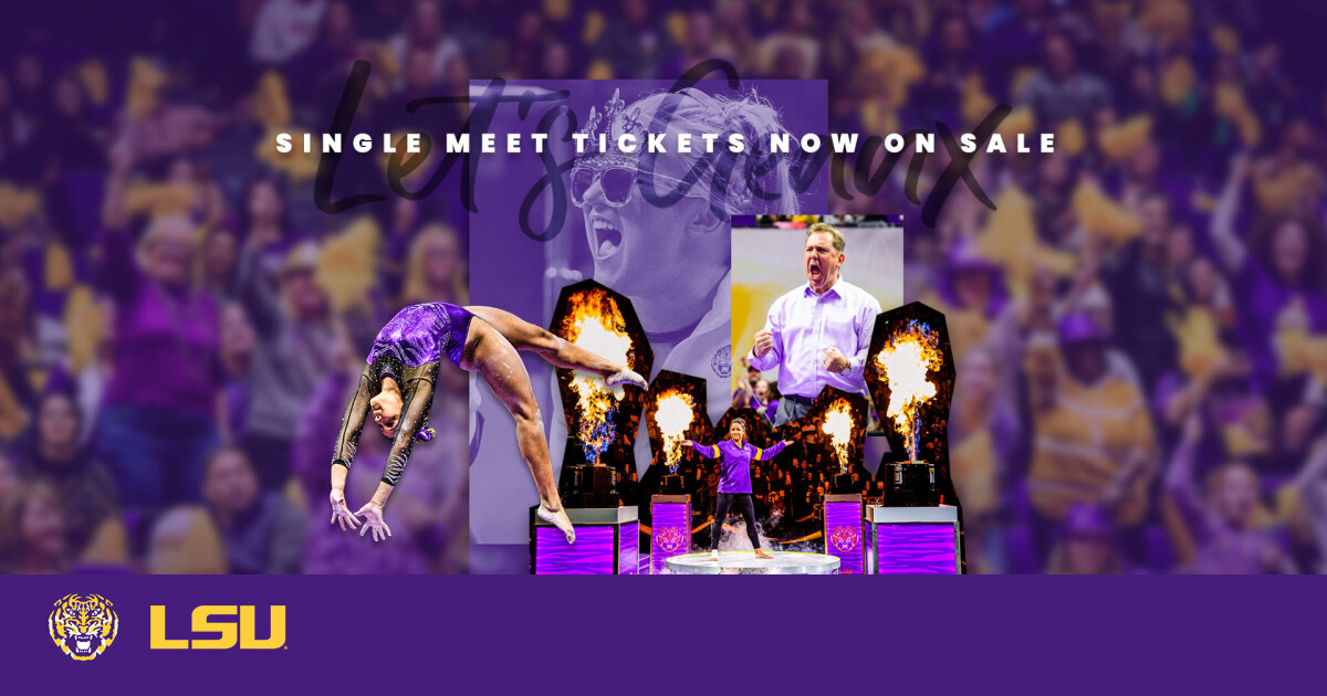 Gymnastics SingleMeet Tickets Now On Sale For 2023 LSU